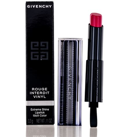 givenchy rouge interdit vinyl lipstick|givenchy color enhancing lipstick.